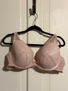 Adore Me Blush Lace Plunge Bra